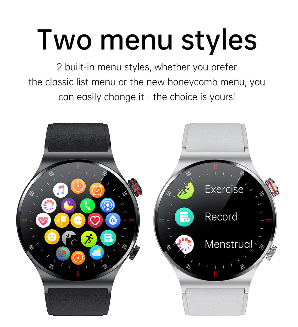 Men's Bluetooth Smart Watch Sports Fitness Tracker Waterproof  Large HD screen