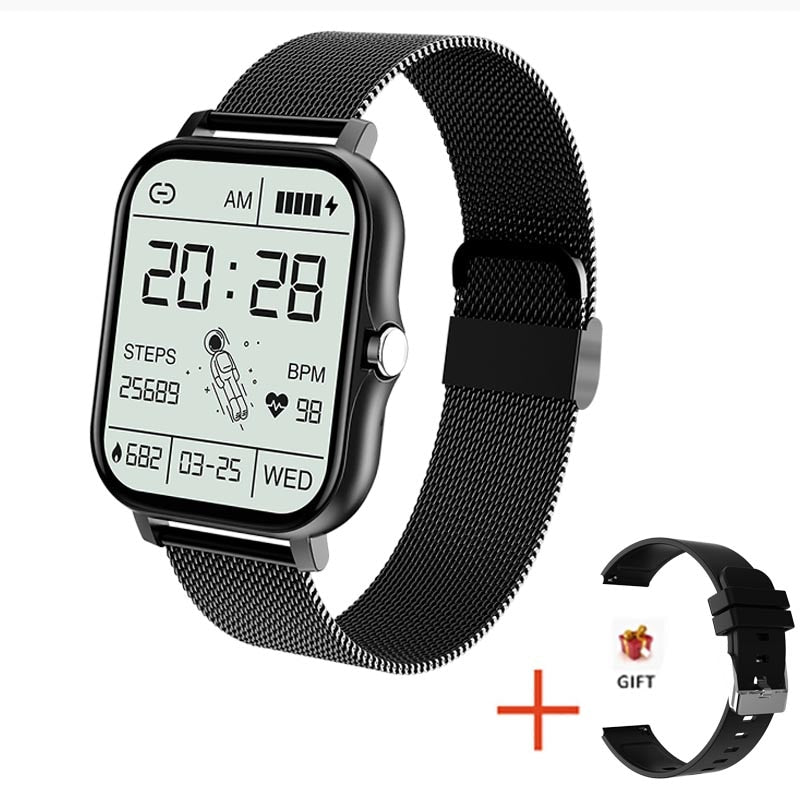 Smart watch 1.69'' Color Screen Full touch Fitness Tracker Android IOS+BOX