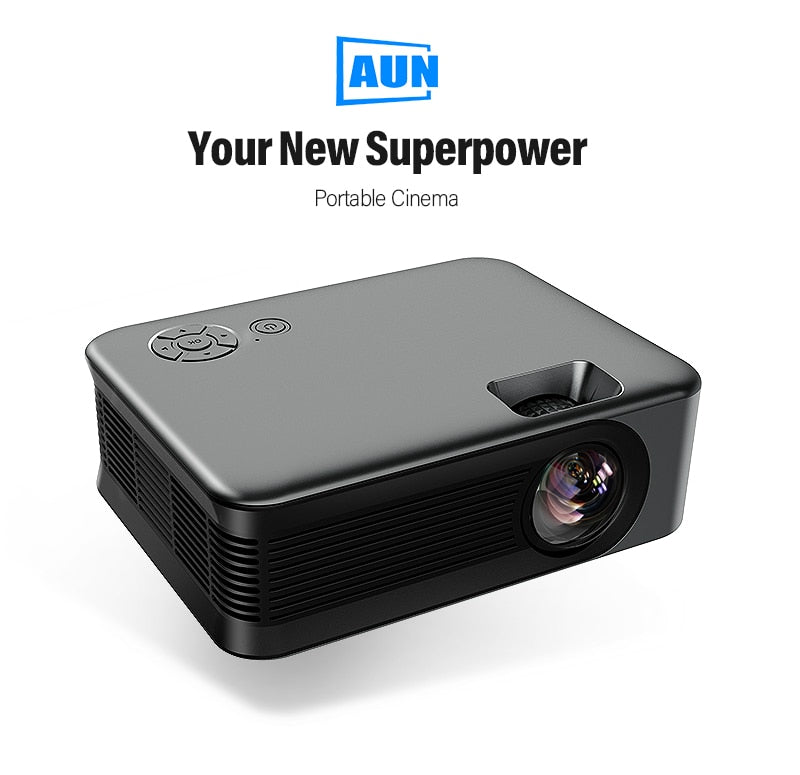 Mini Projector Smart TV WIFI Portable Home Theater Cinema Sync Android Phone Beamer LED Projectors for 4k Movie