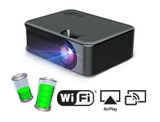 Mini Projector Smart TV WIFI Portable Home Theater Cinema Sync Android Phone Beamer LED Projectors for 4k Movie