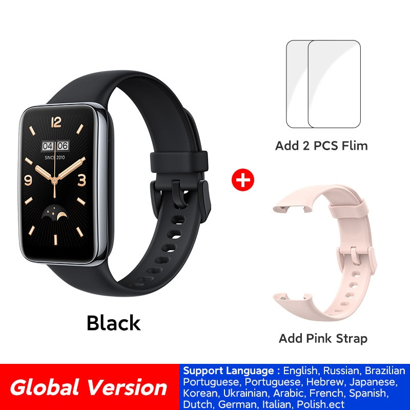 Global Version Xiaomi Mi Band 7 Pro 1.64'' AMOLED Curved Screen smart watch